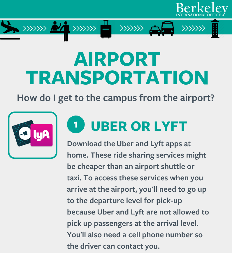 Airport transportation infographic