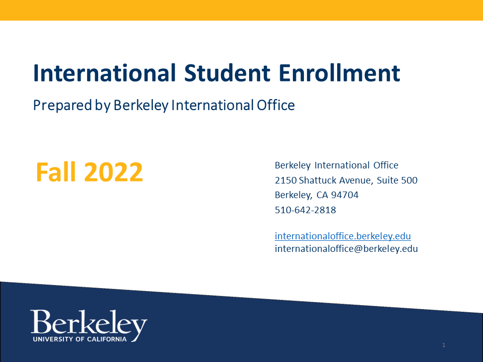 International Student Enrollment Data | Berkeley International Office
