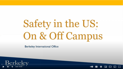 Picture of opening slide of Safety in the US presentation with link to Youtube video.